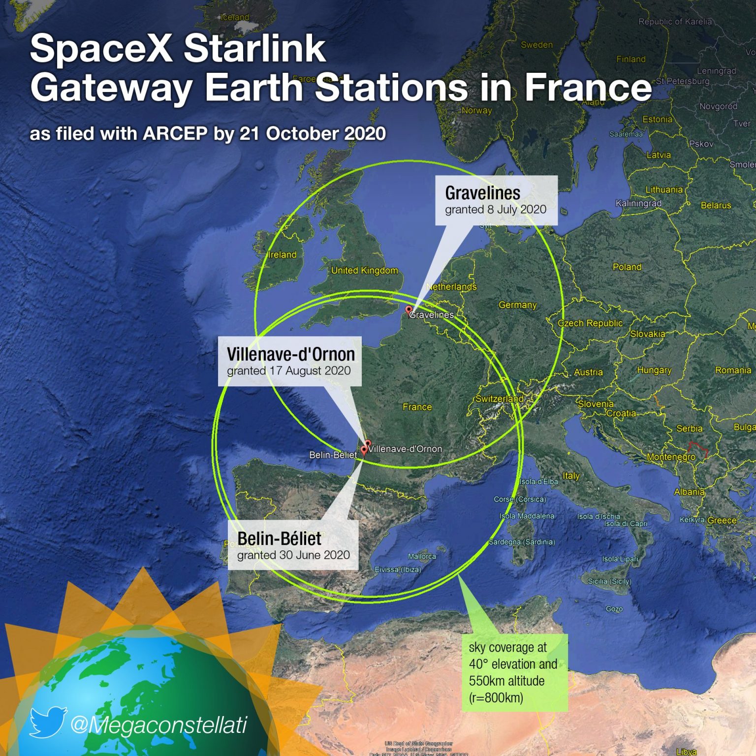 SpaceX selects 3 European gateways for Starlink | Advanced Television