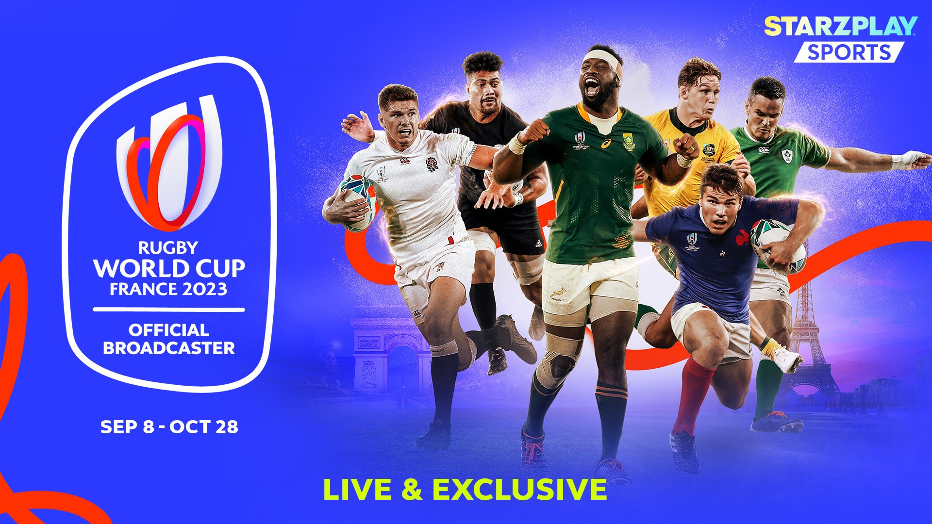 Rugby World Cup 2023 on Starzplay Advanced Television